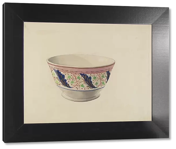 Soup Bowl, c. 1936. Creator: William Kerby