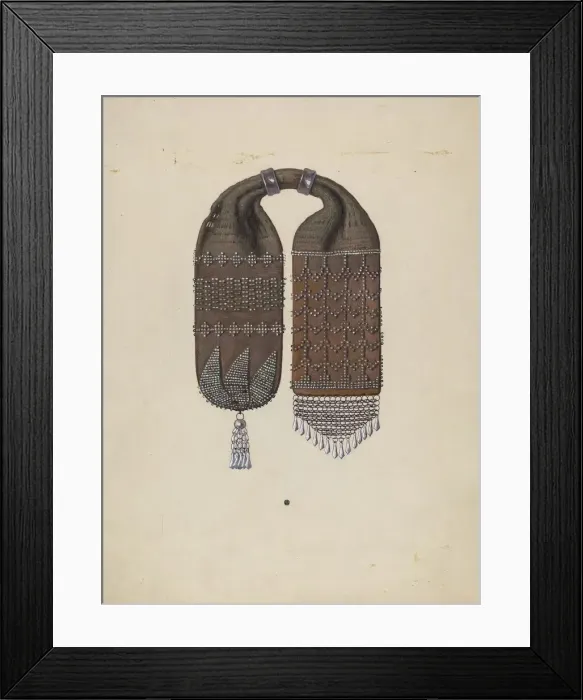 Framed Print : Bag, c. 1936. Creator: William High