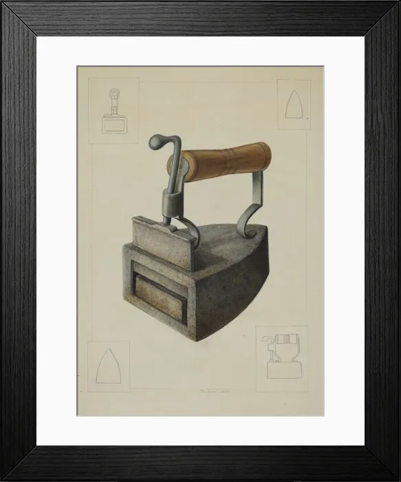 Framed Print : Flatiron, c. 1937. Creator: Gene Luedke Framed Print : Flatiron, c. 1937. Creator: Gene Luedke