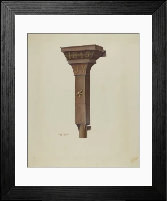 Framed Print : Conductor Head, 1937. Creator: Ivar Julius
