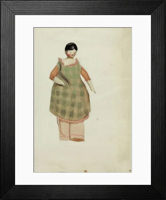 Framed Print : Doll, 1935 / 1942. Creator: Kapousouz Framed Print : Doll, 1935 / 1942. Creator: Kapousouz