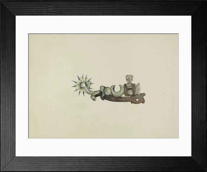 Framed Print : Spur, c. 1936. Creator: William Hoffman Framed Print : Spur, c. 1936. Creator: William Hoffman