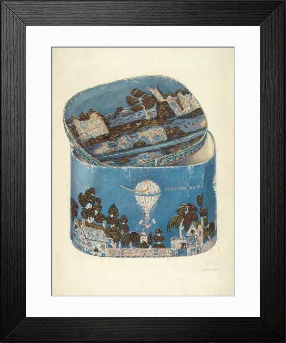 Framed Print : Bandbox Design, 1935 / 1942. Creator: Alfred Koehn Framed Print : Bandbox Design, 1935 / 1942. Creator: Alfred Koehn