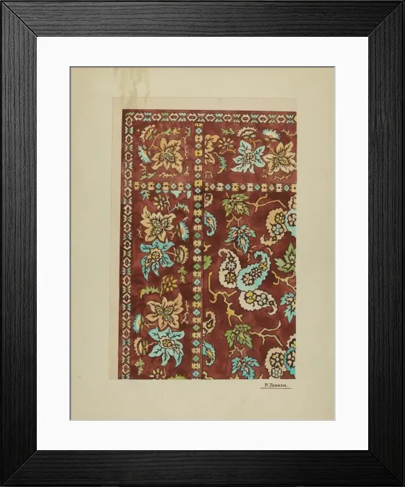 Framed Print : Cotton Kerchief, c. 1937. Creator: Percival Jenner Framed Print : Cotton Kerchief, c. 1937. Creator: Percival Jenner