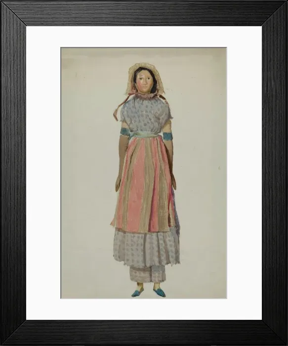Framed Print : Doll, c. 1936. Creator: Kapousouz Framed Print : Doll, c. 1936. Creator: Kapousouz