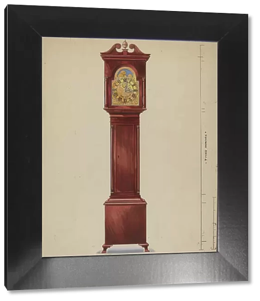Grandfather Clock, 1936. Creator: Alfred Koehn