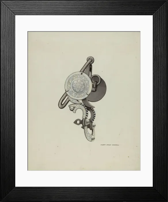 Framed Print : Ring Bit, c. 1936. Creator: Harry Mann Waddell Framed Print : Ring Bit, c. 1936. Creator: Harry Mann Waddell