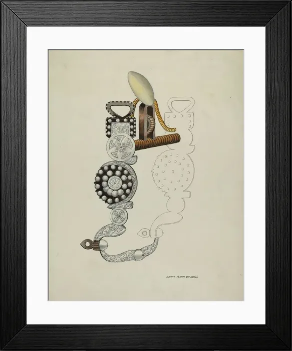 Framed Print : Spade Bit, c. 1937. Creator: Harry Mann Waddell Framed Print : Spade Bit, c. 1937. Creator: Harry Mann Waddell