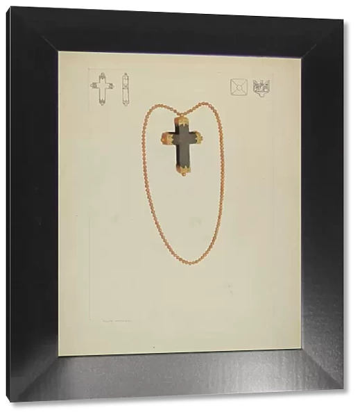 Cross Necklace, 1935  /  1942. Creator: Tulita Westfall