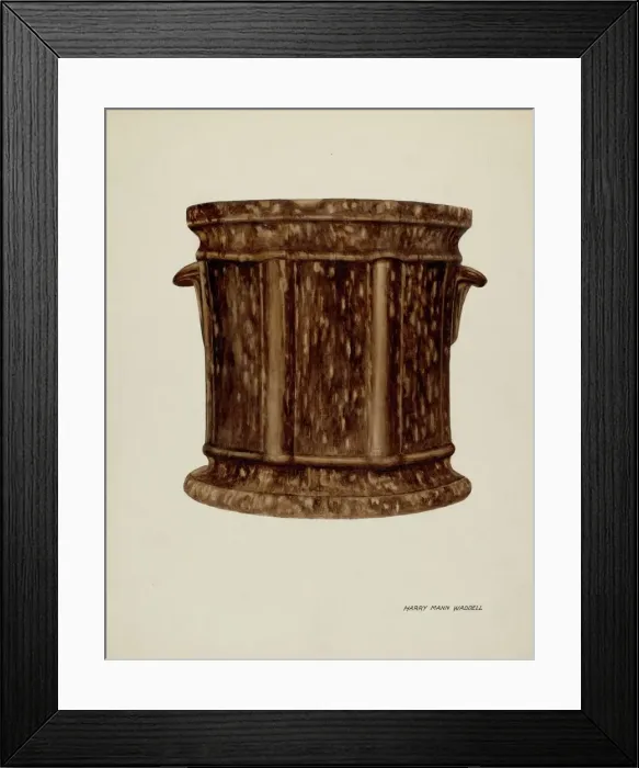 Framed Print : Jar, c. 1937. Creator: Harry Mann Waddell Framed Print : Jar, c. 1937. Creator: Harry Mann Waddell
