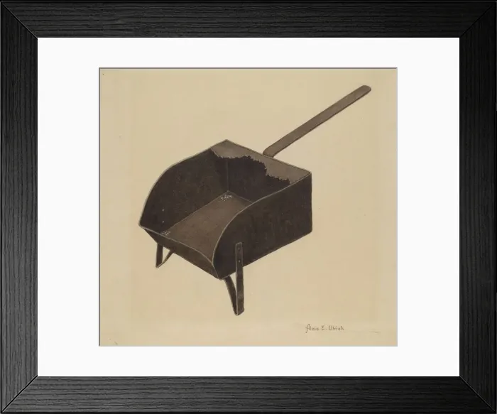 Framed Print : Ember Carrier, 1935 / 1942. Creator: Alois E. Ulrich Framed Print : Ember Carrier, 1935 / 1942. Creator: Alois E. Ulrich