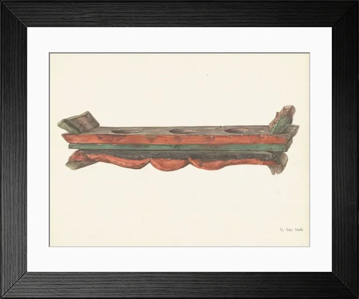 Framed Print : Chinese Altar Tray, c. 1939. Creator: Vera Van Voris Framed Print : Chinese Altar Tray, c. 1939. Creator: Vera Van Voris