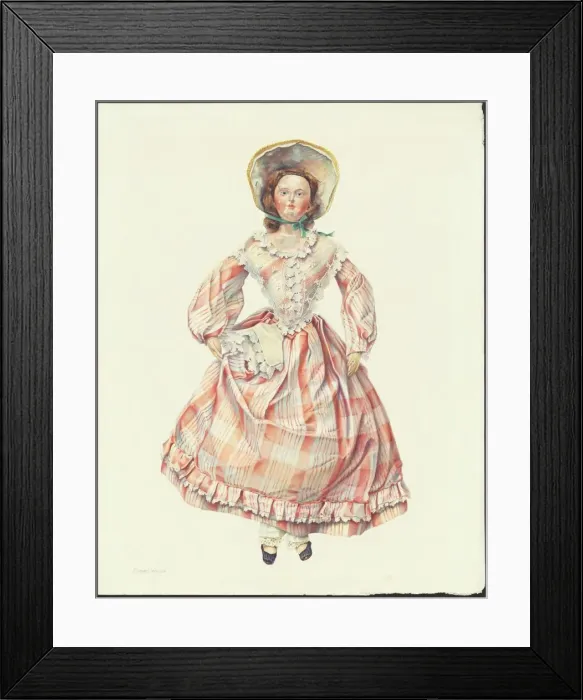 Framed Print : Doll, c. 1939. Creator: Carmel Wilson Framed Print : Doll, c. 1939. Creator: Carmel Wilson