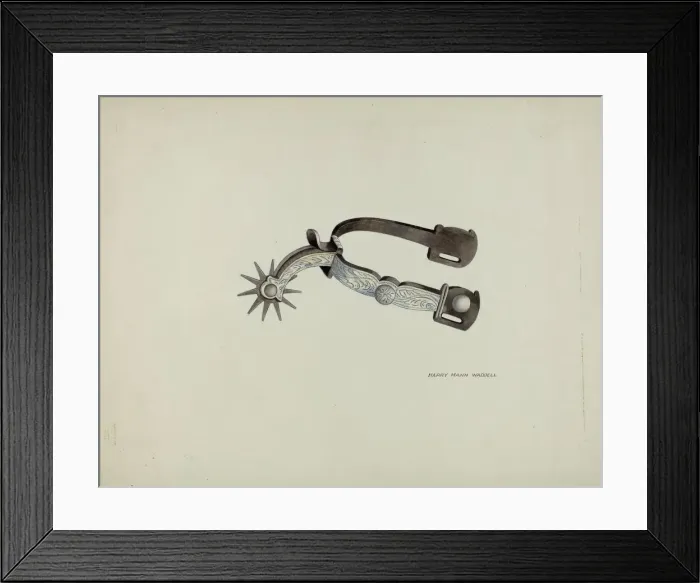 Framed Print : Spur, c. 1936. Creators: Harry Mann Waddell, Eva Fox Framed Print : Spur, c. 1936. Creators: Harry Mann Waddell, Eva Fox