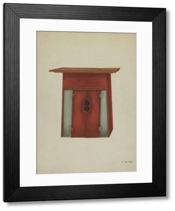 Framed Print : Altar for Chinese Temple, c. 1939. Creator: Vera Van Voris Framed Print : Altar for Chinese Temple, c. 1939. Creator: Vera Van Voris