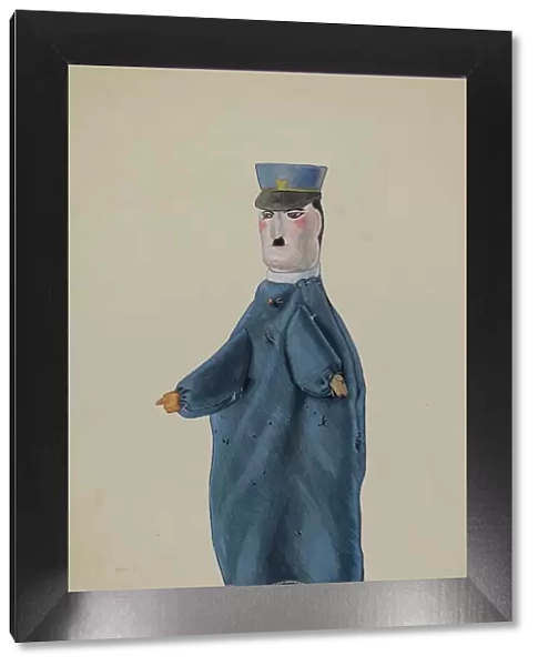 Hand Puppet - Policeman, c. 1936. Creator: Elmer Weise