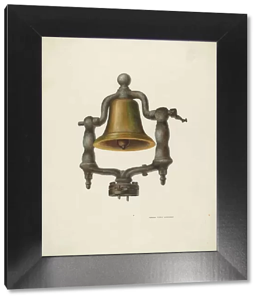 Bell (From a Locomotive), c. 1937. Creator: Harry Mann Waddell