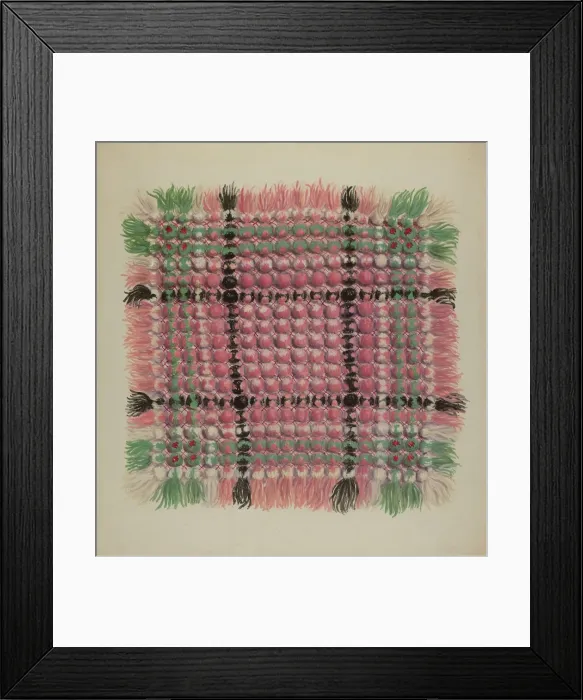 Framed Print : Mat, c. 1937. Creator: Eva Wilson Framed Print : Mat, c. 1937. Creator: Eva Wilson