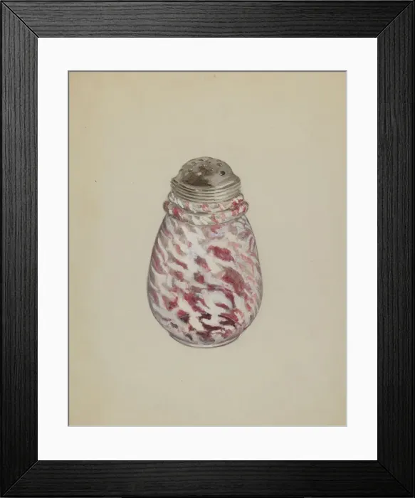 Framed Print : Salt Shaker, c. 1937. Creator: Eva Wilson Framed Print : Salt Shaker, c. 1937. Creator: Eva Wilson