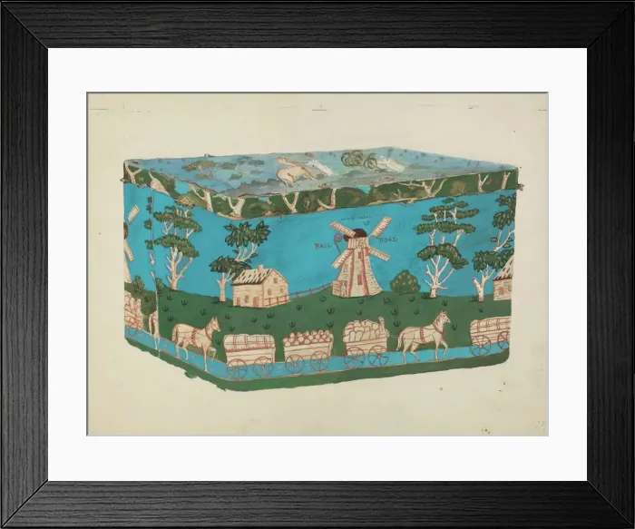 Framed Print : Bandbox, c. 1953. Creator: Jessie M Youngs Framed Print : Bandbox, c. 1953. Creator: Jessie M Youngs