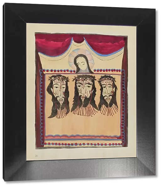Plate 20 (Variant): Saint Veronica: From Portfolio 'Spanish Colonial Designs of New Mexico', 1935  /  19 Creator: Unknown