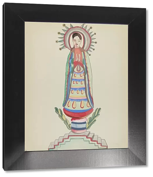 Plate 34: Our Lady of Light: From Portfolio 'Spanish Colonial Designs of New Mexico, 1934  /  1942. Creator: Unknown