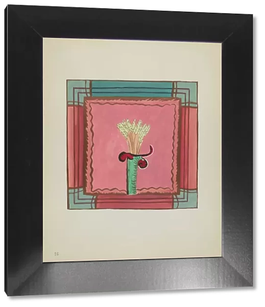 Plate 16: Wheat Sheaf, Altar Panel: From Portfolio 'Spanish Colonial Designs of New Mexico', 1935  /  19 Creator: Unknown