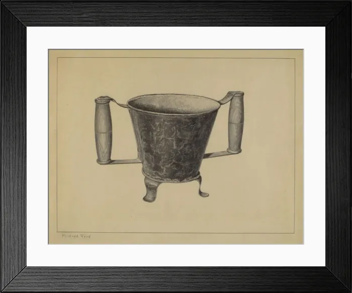 Framed Print : Ember Carrier, 1935 / 1942. Creator: Mildred Ford Framed Print : Ember Carrier, 1935 / 1942. Creator: Mildred Ford