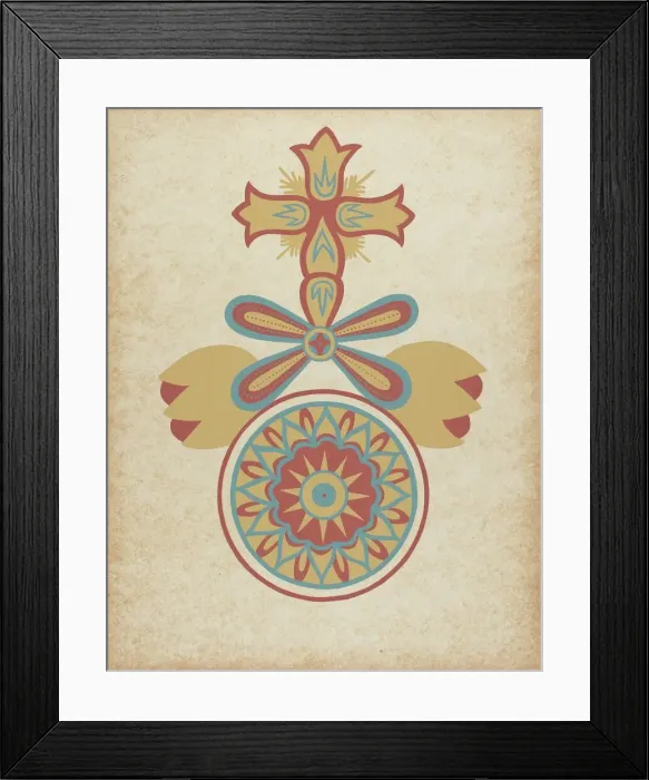 Framed Print : Santa Barbara Mission Doorway Design from the portfolio Decorative Art... 1935 / 1942. Creator: Unknown Framed Print : Santa Barbara Mission Doorway Design from the portfolio Decorative Art... 1935 / 1942. Creator: Unknown