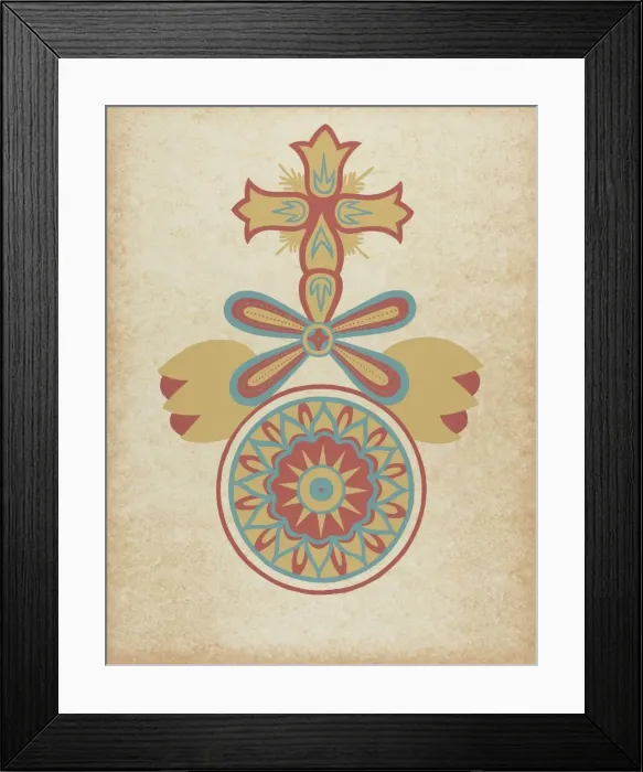 Framed Print : Santa Barbara Mission Doorway Design from the portfolio Decorative Art... 1935 / 1942. Creator: Unknown Framed Print : Santa Barbara Mission Doorway Design from the portfolio Decorative Art... 1935 / 1942. Creator: Unknown