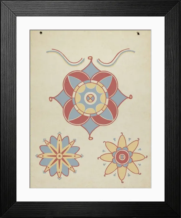 Framed Print : San Juan Capistrano Mission Ceiling Decoration from the portfolio Decorative Art... 1935 / 1942. Creator: Unknown Framed Print : San Juan Capistrano Mission Ceiling Decoration from the portfolio Decorative Art... 1935 / 1942. Creator: Unknown