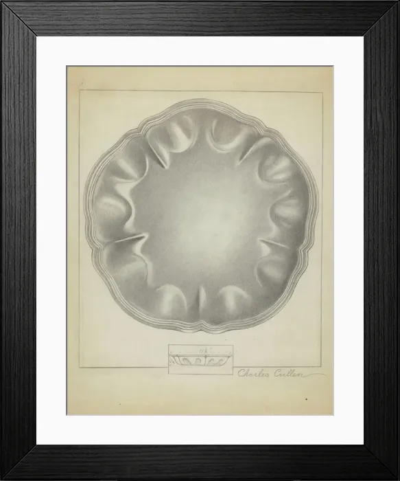 Framed Print : Silver Bowl, 1936. Creator: Charles Cullen Framed Print : Silver Bowl, 1936. Creator: Charles Cullen
