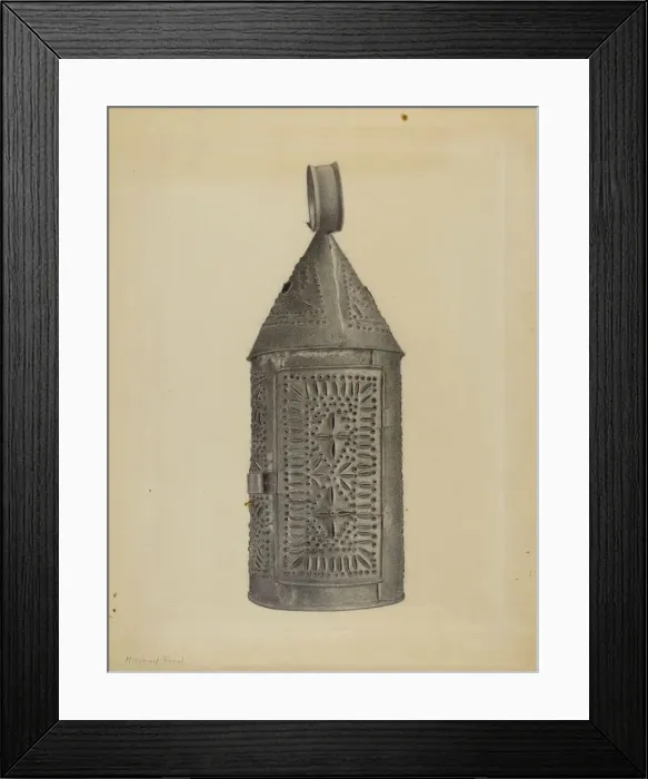Framed Print : Lantern, c. 1937. Creator: Mildred Ford Framed Print : Lantern, c. 1937. Creator: Mildred Ford