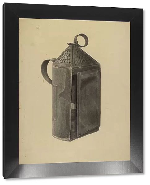 Lantern, c. 1938. Creator: Mildred Ford