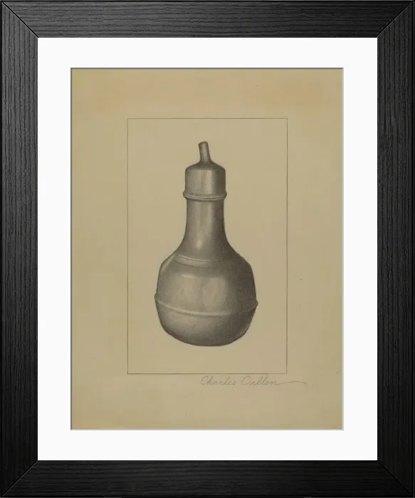 Framed Print : Nursing Bottle, 1936. Creator: Charles Cullen Framed Print : Nursing Bottle, 1936. Creator: Charles Cullen
