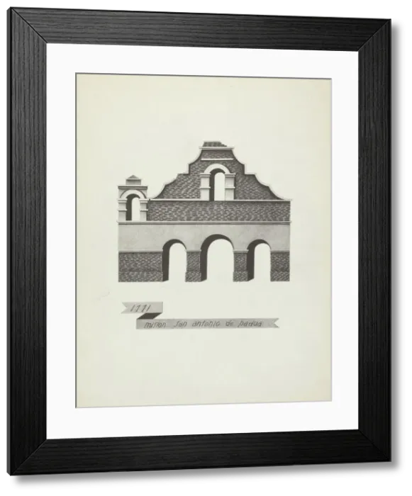Framed Print : Mision San Antonio de Padua. Creator: James Jones Framed Print : Mision San Antonio de Padua. Creator: James Jones