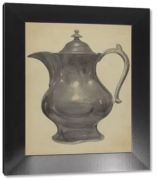 Pewter Pitcher, c. 1936. Creator: Charles Cullen