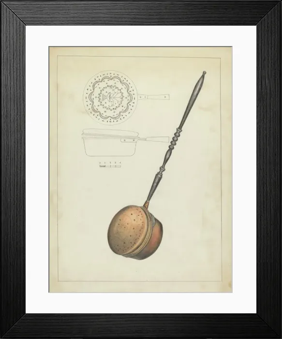 Framed Print : Warming Pan, 1935 / 1942. Creator: Gordon Sanborn Framed Print : Warming Pan, 1935 / 1942. Creator: Gordon Sanborn