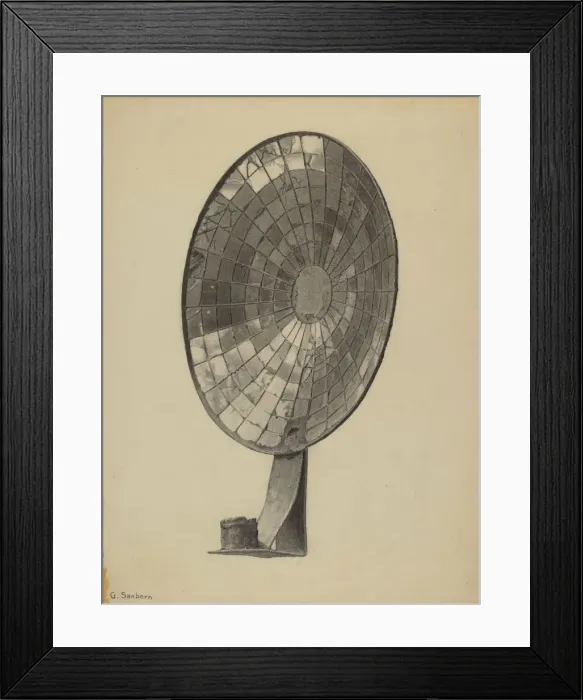 Framed Print : Sconce, c. 1938. Creator: Gordon Sanborn Framed Print : Sconce, c. 1938. Creator: Gordon Sanborn
