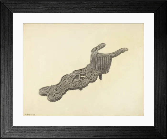 Framed Print : Bootjack, c. 1939. Creator: Gordon Sanborn Framed Print : Bootjack, c. 1939. Creator: Gordon Sanborn