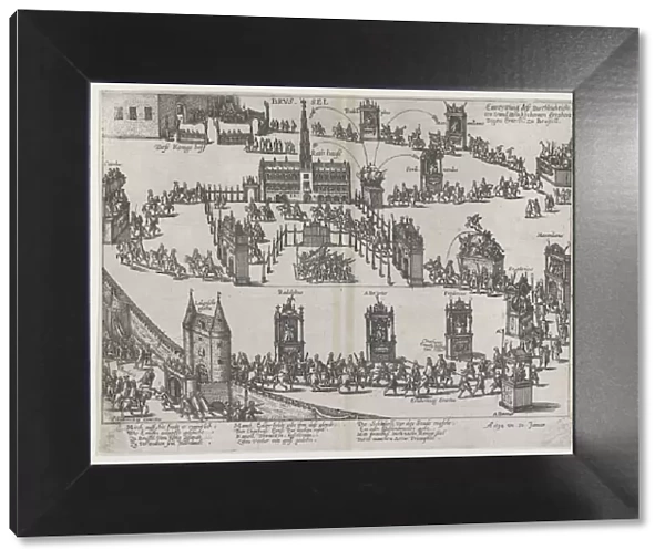 Entrance of the Archduke Ernest to Brussels, January 30, 1594, after 1594. after 1594. Creator: Anon