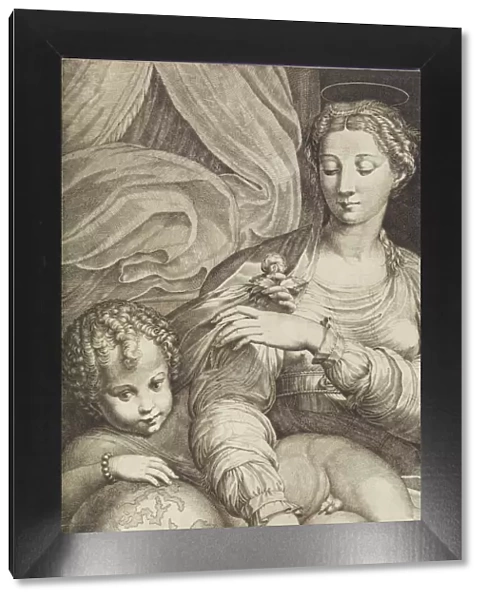 Madonna of the Rose, 16th-17th century. 16th-17th century. Creator: Anon