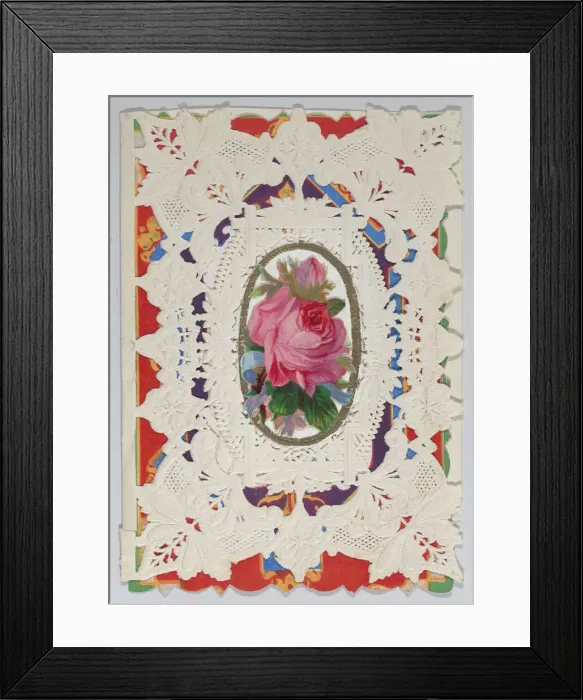 Framed Print : Valentine, ca. 1880. Creator: Anon Framed Print : Valentine, ca. 1880. Creator: Anon