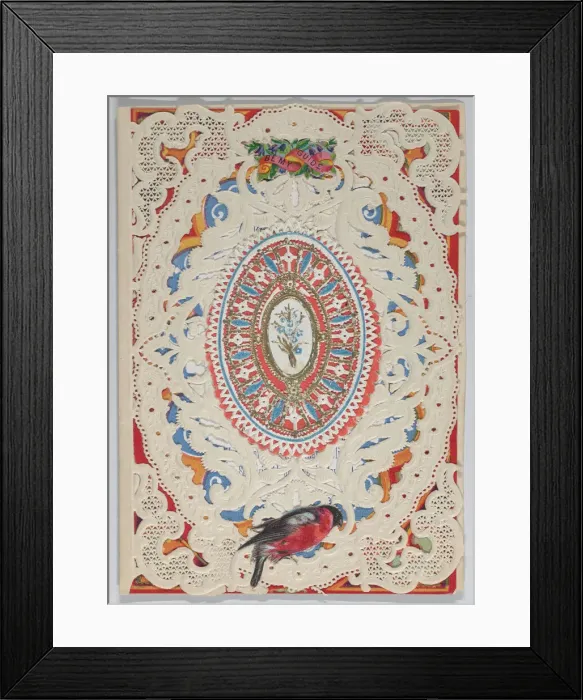 Framed Print : Valentine, ca. 1880. Creator: Anon Framed Print : Valentine, ca. 1880. Creator: Anon