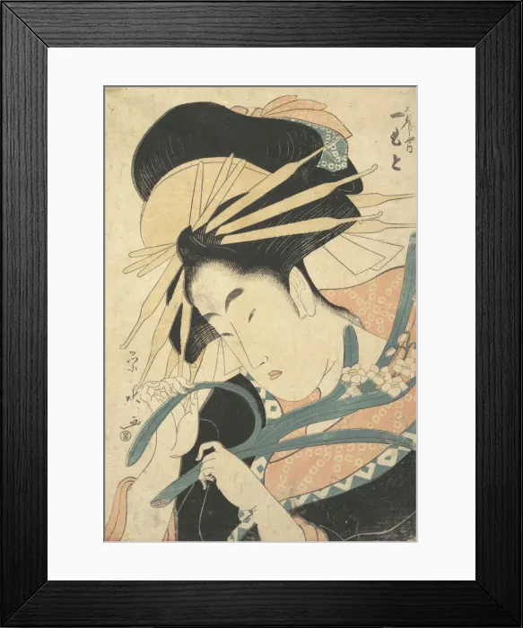 Framed Print : A Beauty. Creator: Ichirakutei Eisui Framed Print : A Beauty. Creator: Ichirakutei Eisui