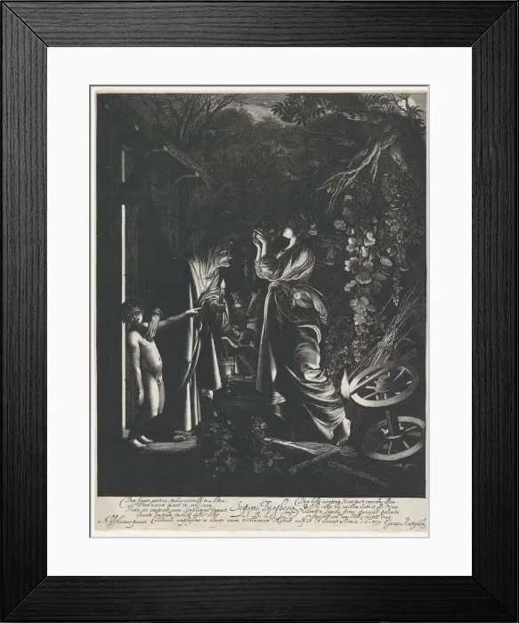 Framed Print : Ceres Searching for Her Daughter. n. d. Creator: Hendrik Goudt Framed Print : Ceres Searching for Her Daughter. n. d. Creator: Hendrik Goudt