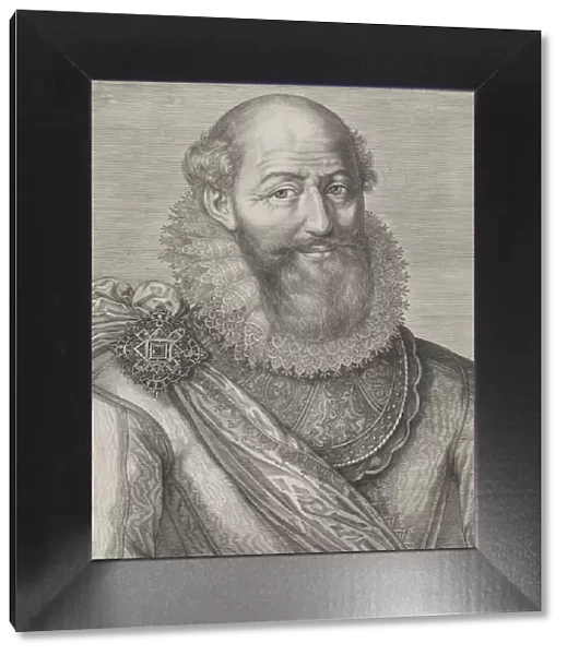 Portrait of Maximilien de Bethune, Duc de Sully, 1612. Creator: Jacob Matham