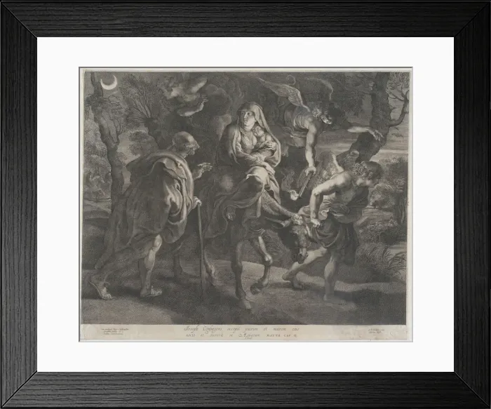 Framed Print : The Flight into Egypt, 1620-40. Creator: Ignatius Cornelis Marinus Framed Print : The Flight into Egypt, 1620-40. Creator: Ignatius Cornelis Marinus