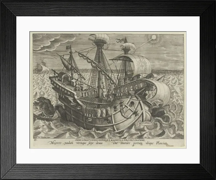 Framed Print : New Inventions of Modern Times [Nova Reperta], The Discovery of the Establishment of t... ca. 1600. Creator: Jan Collaert I
