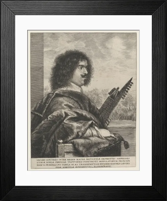 Framed Print : Jacques Gaultier, 17th century. Creator: Jan Lievens Framed Print : Jacques Gaultier, 17th century. Creator: Jan Lievens